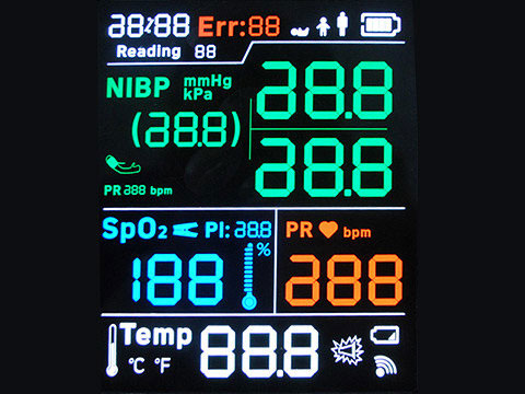 Industrial control equipment LCD