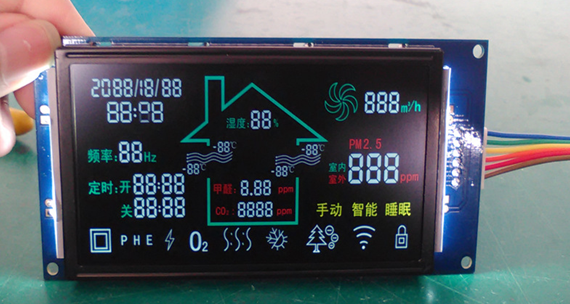 LCD control panel