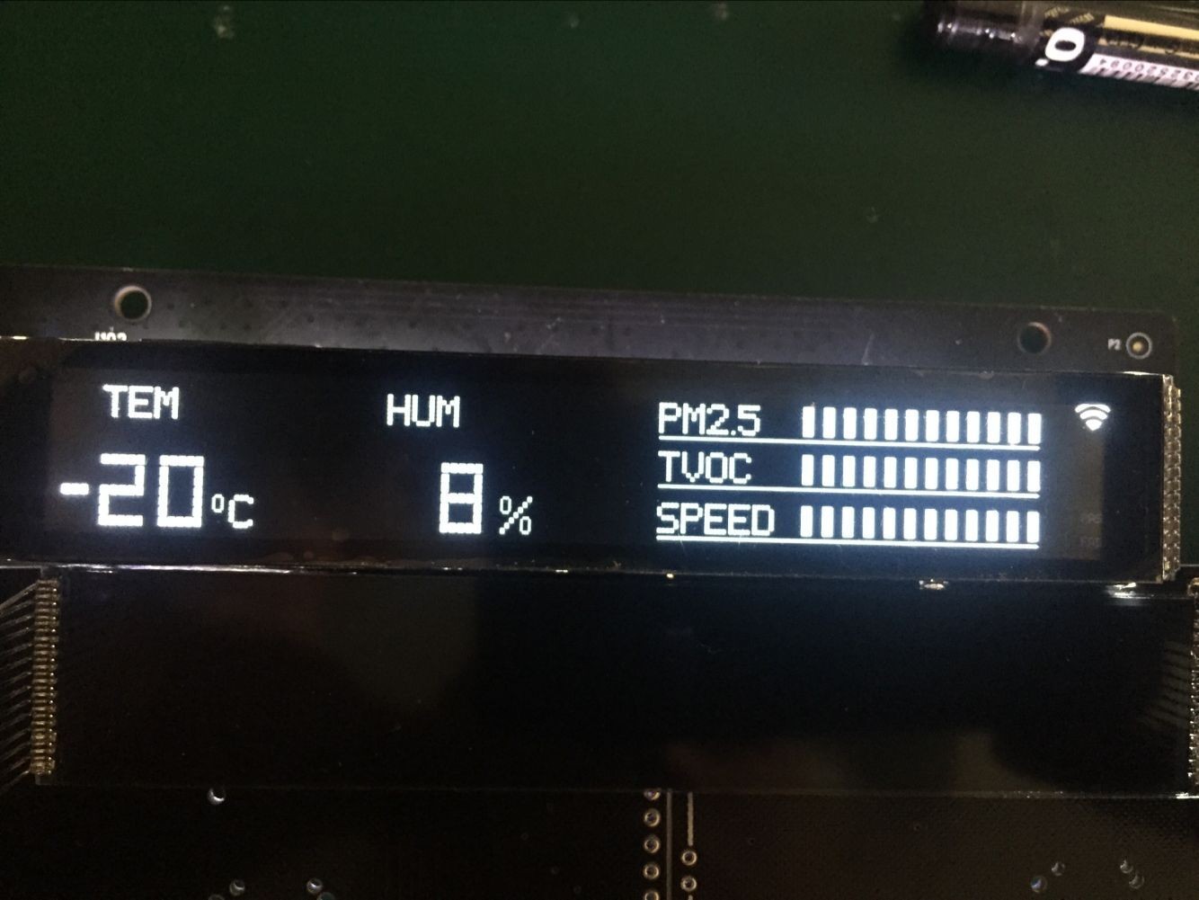 LCD control panel