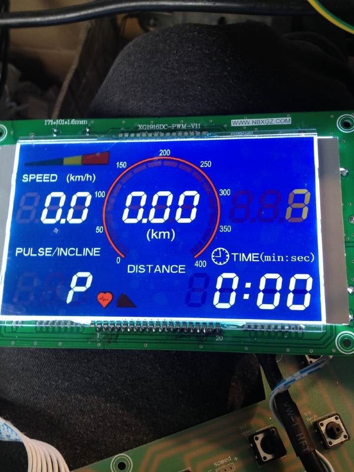 LCD control panel